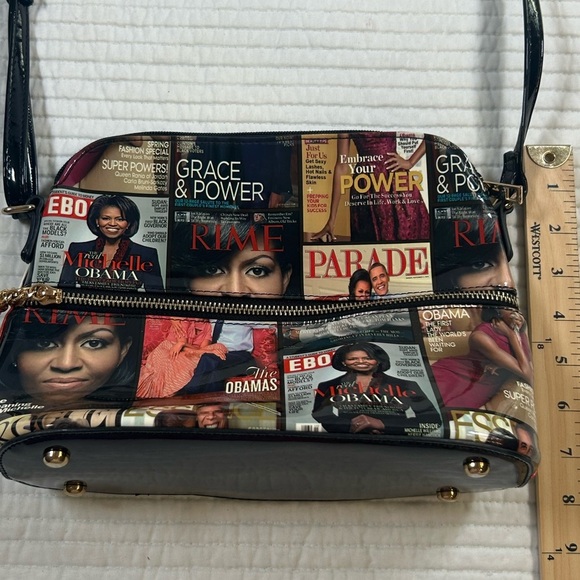 Michelle Obama Magazine, Patton Leather Purse. - Picture 8 of 8